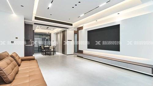 135㎡咖色系現(xiàn)代極簡風格，耐看又經典|長沙全屋整裝